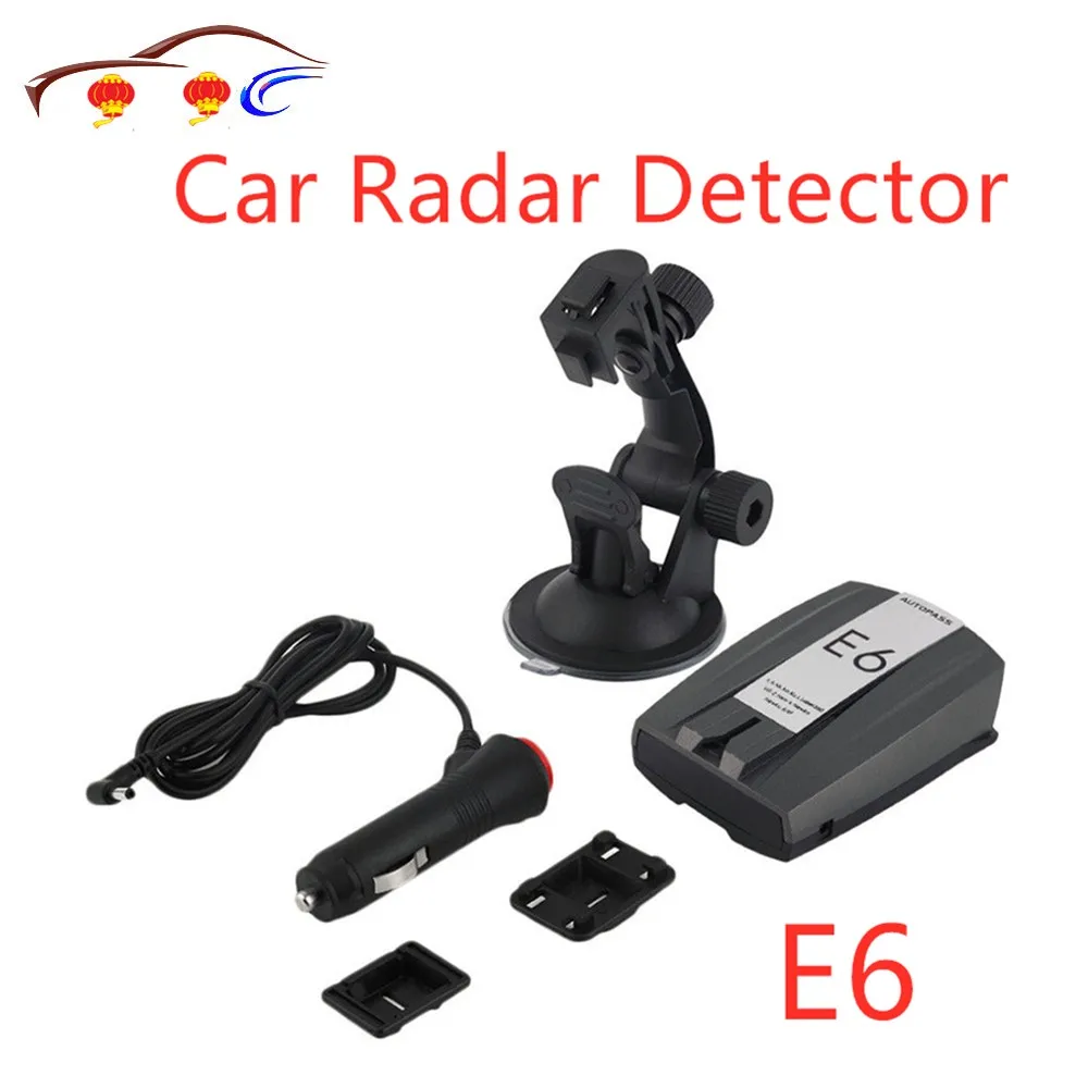 E6 автомобильный радар-детектор Предупреждение электронная собака 360 градусов