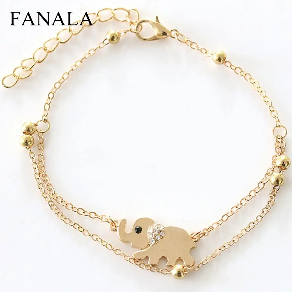 Jewelry Elephant Chain Best Foot Gold Vintage Hot With 2017 Gifts Friend Bracelet For Leg Girl Ankle Sexy Women Color Charm | Украшения и
