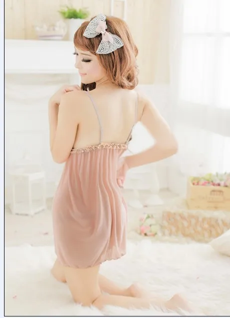 Black Sexy Lady lingerie babydoll Sleepwear Bustiers Women s Clothing font b Sex b font Toys