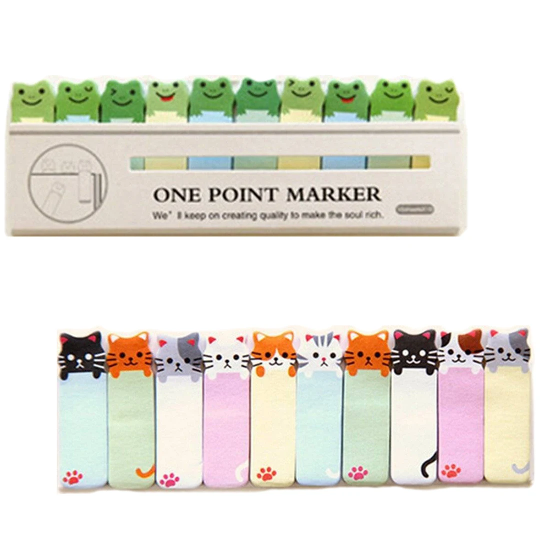

Memo Sticker Cartoon Animal Sticker Memo Bookmark Marker Tab Flags Index Sticky Notes