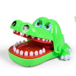 Большой крокодил, Акула порочная Собака Рот дантиста кусает за палец игра Novetly затычки игрушка для детей Классическая кусая рука крокодил
