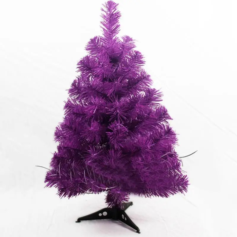 См 60 см искусственная Рождественская елка снежинка Рождественская елка Новогоднее домашнее офисное украшение настольные украшения Рождество - Цвет: Purple