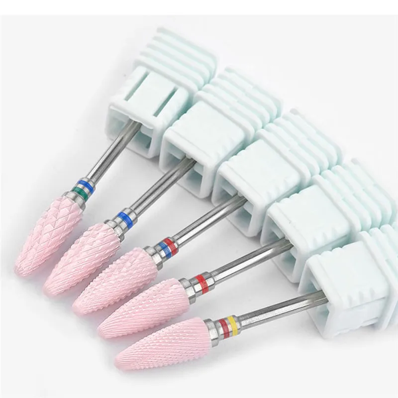

5 Types Diamond Nail Drill Milling Nail Cutter Electric Nail Drill Bit For Manicure Pedicure Drill Bits Accessories Nail Drill