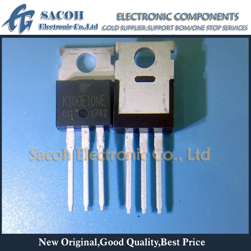 Free shipping 10Pcs TK100E10NE K100E10NE K100E10N1 TO-220 100A 100V N-Channel MOSFET Transistor