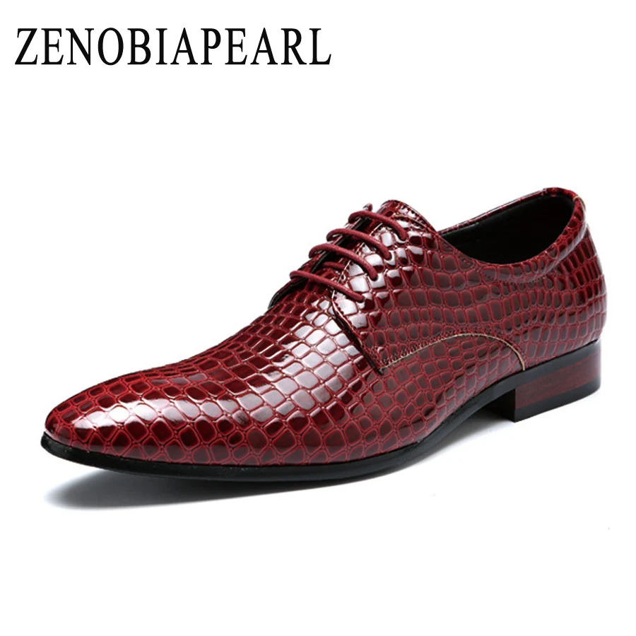 ZENOBIAPEARL Men Dressing Shoes Spring Autumn Men Formal Wedding Shoes ...