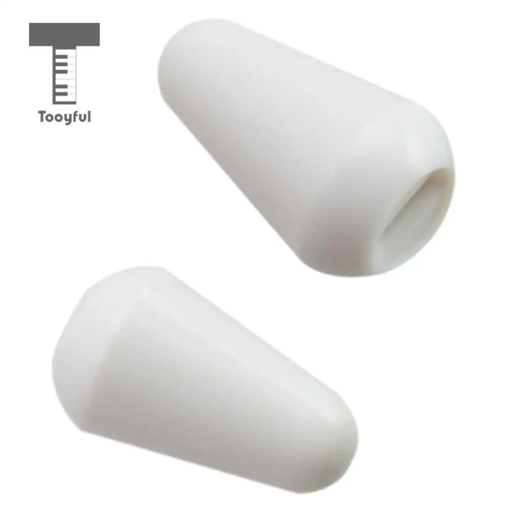 Tooyful 20pcs Internal Thread 4mm 3 or 5 Way Toggle Switch Tips Knobs Cap for ST SQ Electric Guitar Replacement