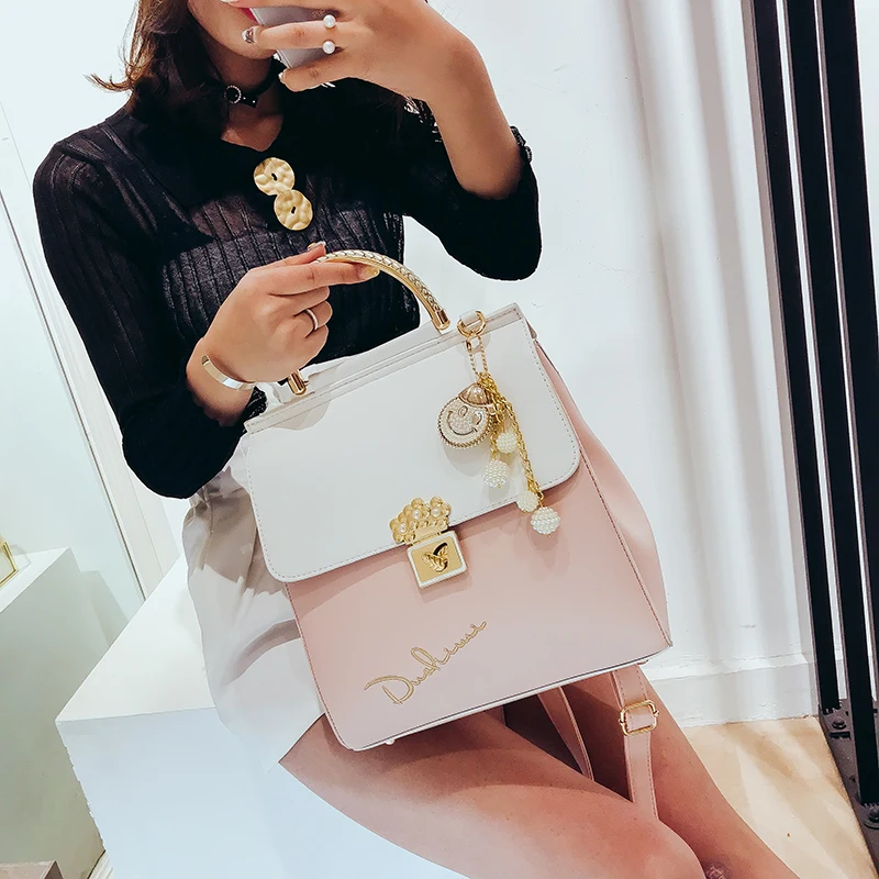 Moda mujeres Mochila de cuero de la PU de alta calidad mochilas para adolescentes chicas mujer la escuela Mochila Moda mujeres Mochila de cuero de la PU de alta calidad mochilas para adolescentes chicas mujer la escuela Mochila
