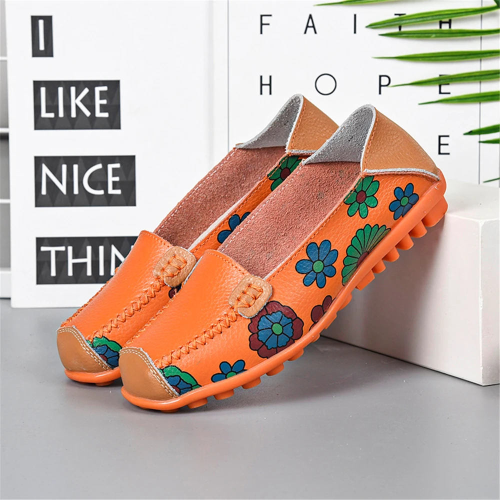 Женская обувь на плоской подошве; 6 цветов; кожаная женская обувь; Повседневная обувь в национальном стиле; обувь для танцев