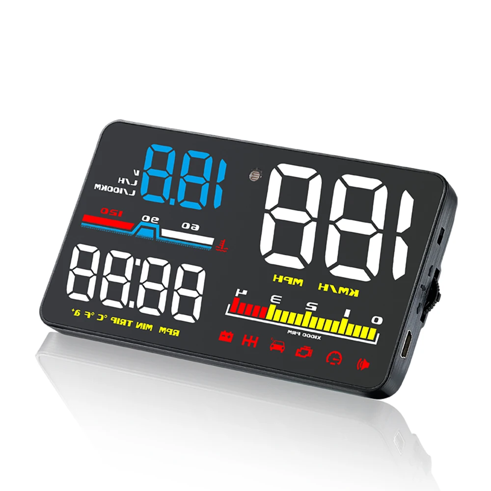 D5000 HUD Автомобильный дисплей OBD2 диагностический инструмент Hud Дисплей Цифровой