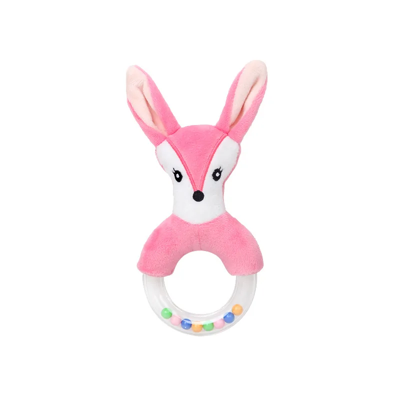 1Pc Cute Baby Rattle Toys Rabbit Sheep Plush Cartoon Bed Toys For Kids 0-3 Years Educational Toys Gifts Fox Bear Hand Bells 1Pc Cute Baby Rattle Toys Rabbit Sheep Plush Cartoon Bed Toys For Kids 0-3 Years Educational Toys Gifts Fox Bear Hand Bells
