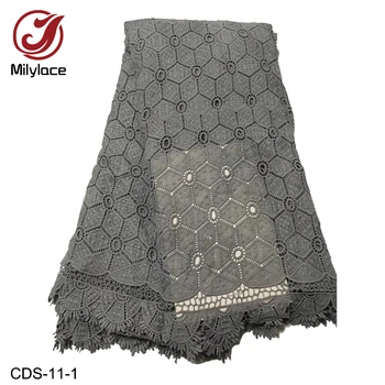 

Milylace High Quality African Guipure Lace Fabric 5 Yards Milk Fiber Lace Fabrics for Women's Dresses Skirts CDS-11