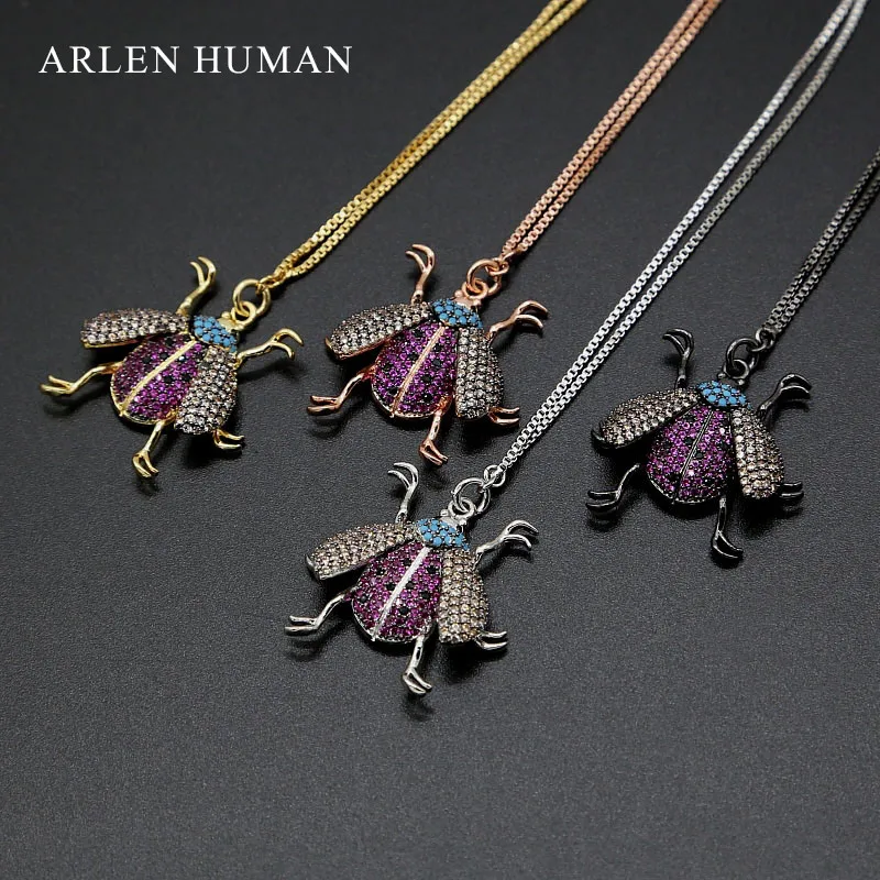 4 Colors Punk Necklaces & Pendants Fashion Insect Pendant Jewelry Men