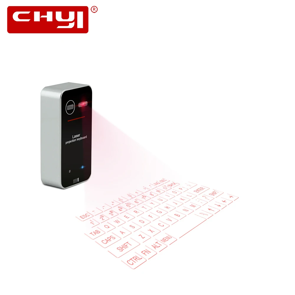 Беспроводная Bluetooth лазерная клавиатура CHYI виртуальная проекция мини клавиатуры