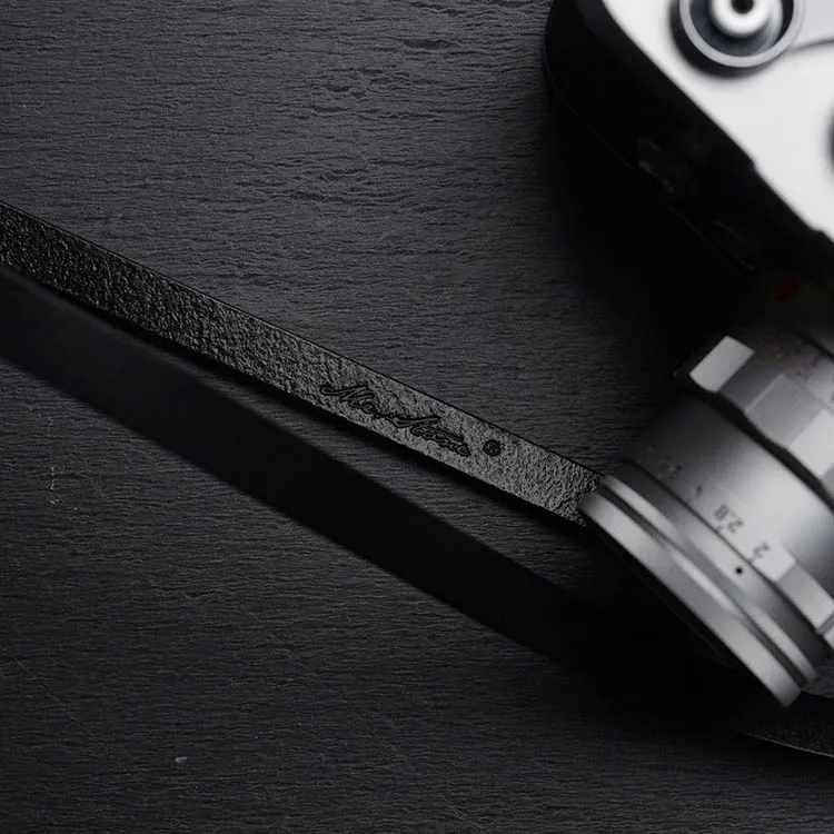 Artesanal de Couro Stone Genuíno Câmera Alça Ombro Sling Belt Enrolamento Sr. - Image 2