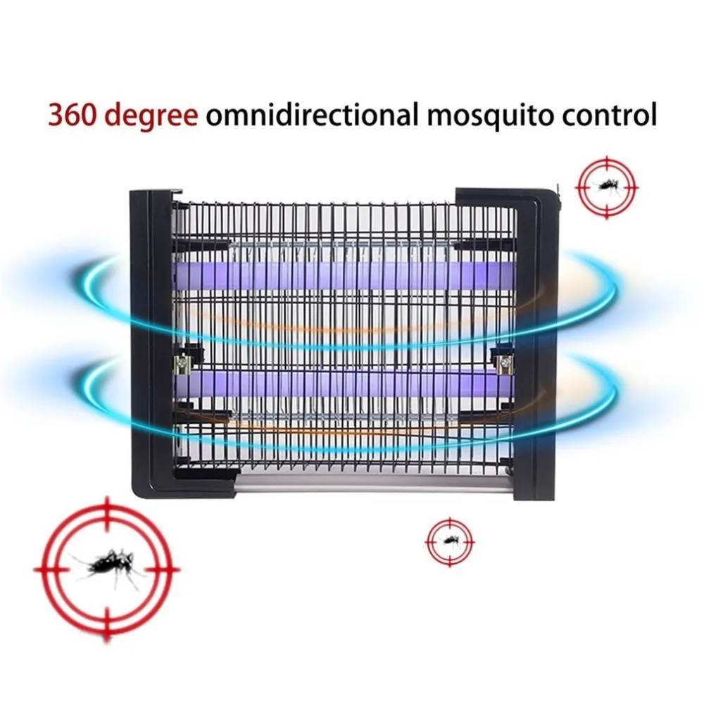 Практичный светодиодный электрическим током комаров убийца лампы насекомых комаров репелленты света в помещении Anti Mosquito ловушка Zapper свет