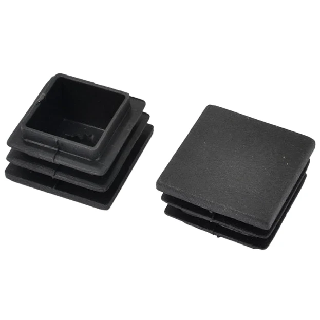 20mm x 20mm Hard Plastic Pipe Flat End Inserted Tube Table LEG End Plug 10 pieces Black 20mm x 20mm Hard Plastic Pipe Flat End Inserted Tube Table LEG End Plug 10 pieces Black