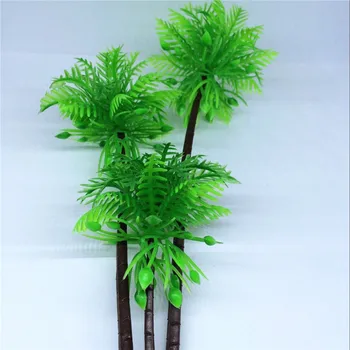 

1PCS Three Branches Coco Green Scenery Landscape Model Tree Forest For Miniature Landscape Suitable For Decoration Hot sale