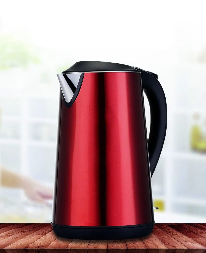 Electric Kettle 304 Stainless Steel Anti Hot Insulated Safety Auto