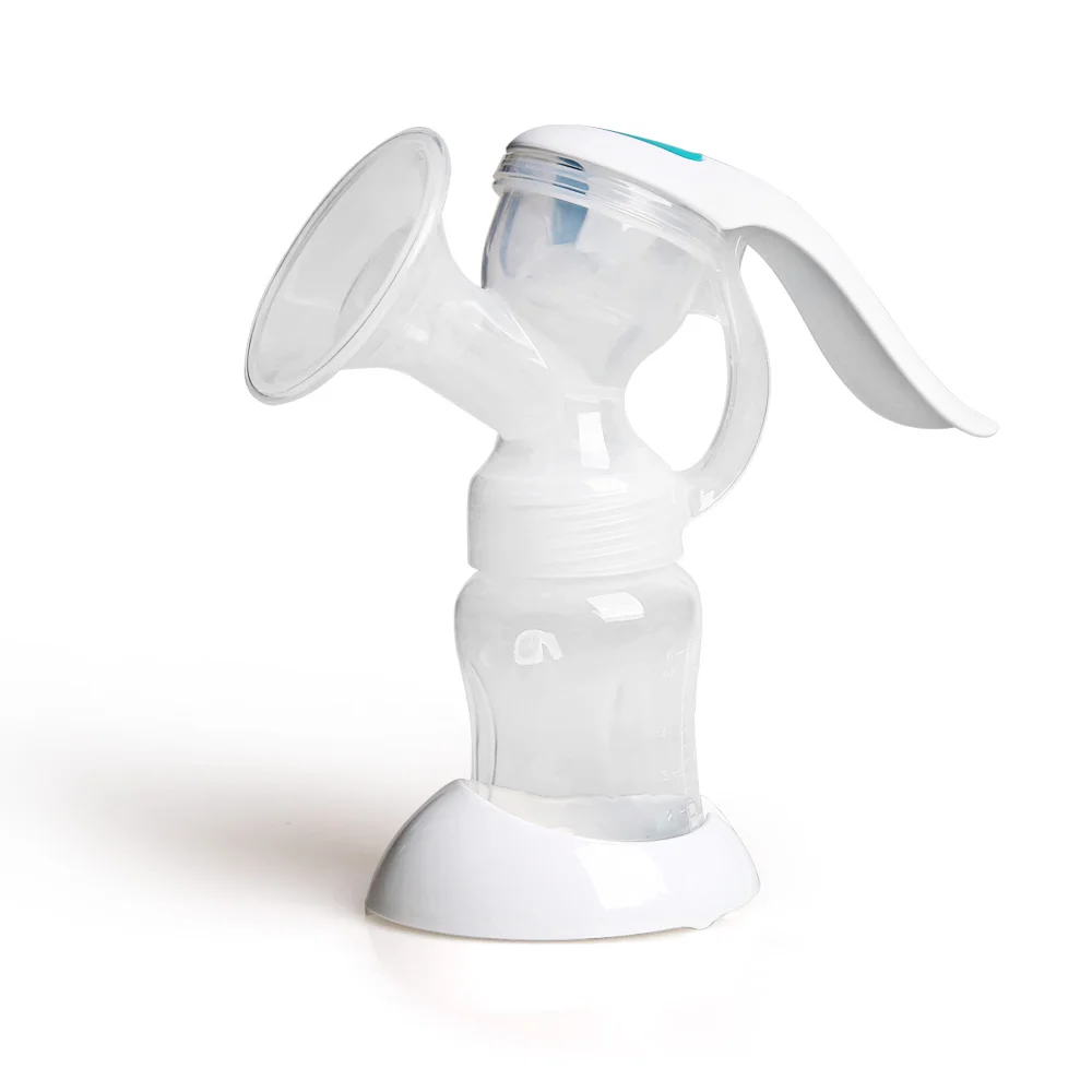 Женский ручной молокоотсос с широким креплением 180 мл Бутылочка молокоотсос имитирующий детское устройство для сосания молока BPA Free