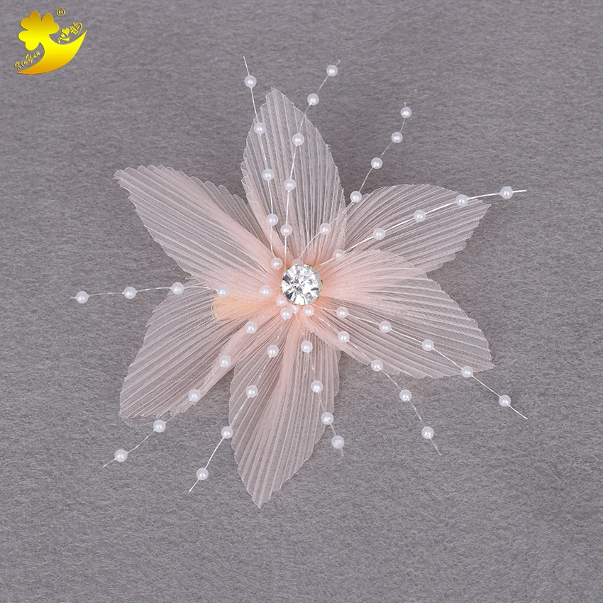 

Xinyun Fashion Handmade Pearl Rhinestone Headpiece Bridal Hair Accessory Pin Girls Decorations On The Head Temperament Hairpins