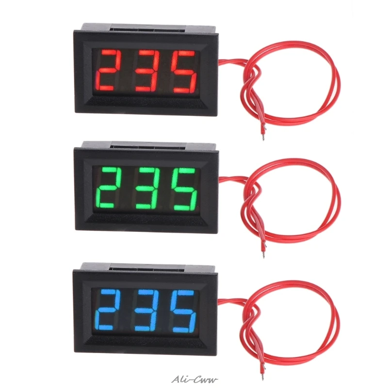 

2 Wire 0.56" AC 30V-500V LED Digital Voltmeter Voltage Meter Monitor Tester For 110V 220V 380V