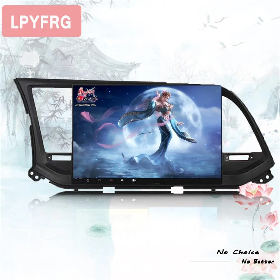 Perfect octa core 4GB RAM android 9.0 car DVD multimedia for HYUNDAI ELANTRA 2016 2017 autoradio car stereo head units With map SD USB 4