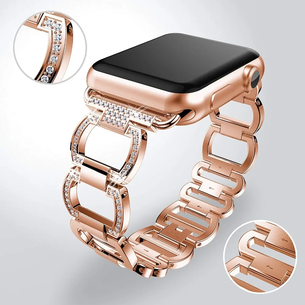 2018 new arrival accessories Stainless Steel band For Apple Watch band Bracelet series 1/2/3 /4 42mm 38mm 40mm 44mm strap+tool
