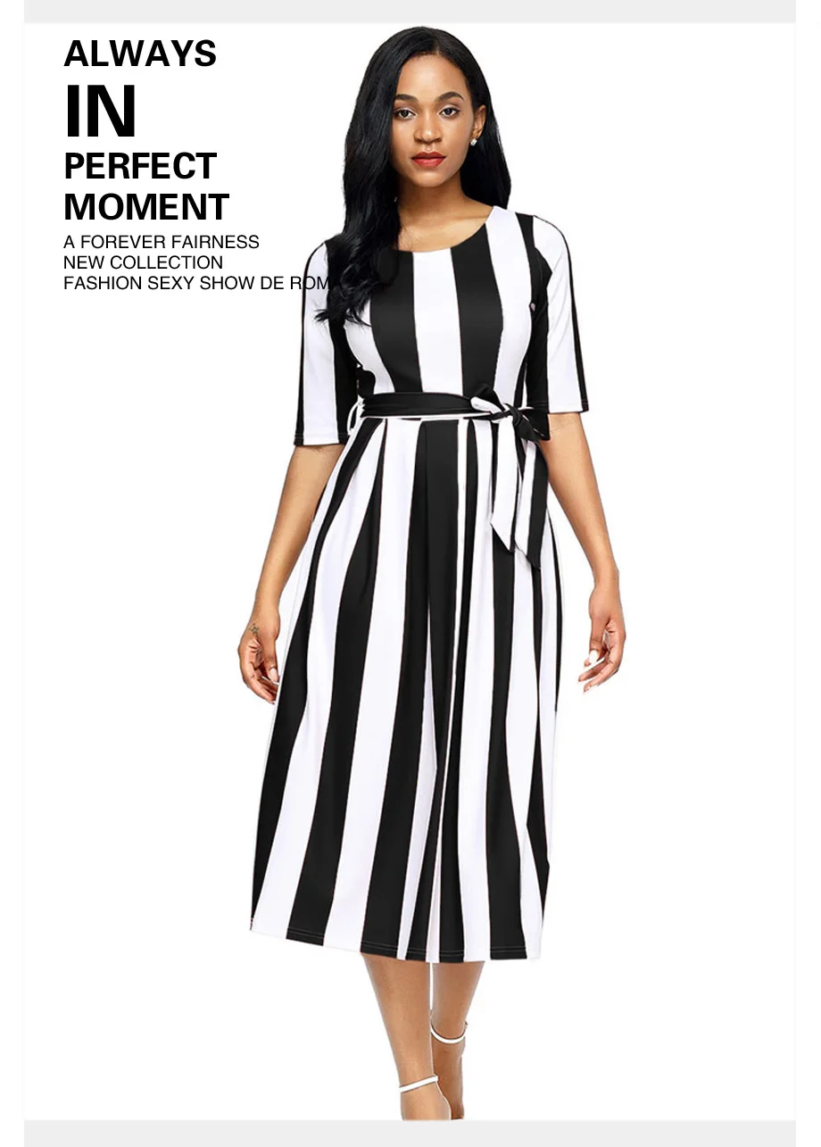 Vertical line dress Clearance