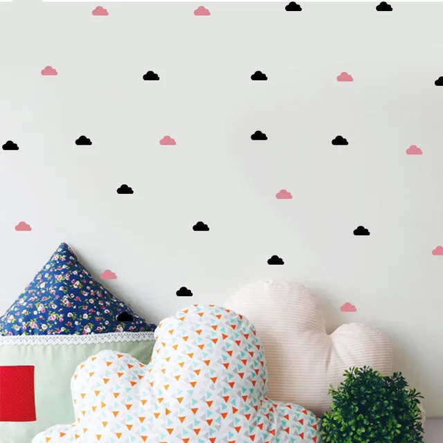 Cute Little Cloud Wall Decal Wall Stickers Diy Home Decoration Wall Art Wall Decal Decoration For