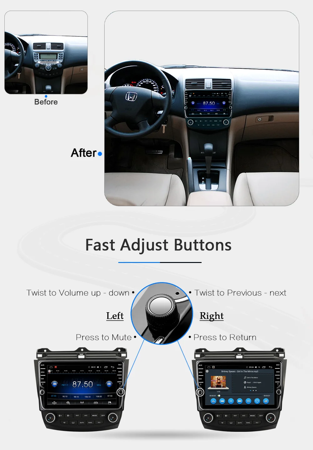Best FUNROVER 9" Android 8.0 Car DVD Multimedia Player GPS For Honda Accord 7 2003-2007 2004 2005 2006 radio navigation stereo 2G RAM 12 Best FUNROVER 9" Android 8.0 Car DVD Multimedia Player GPS For Honda Accord 7 2003-2007 2004 2005 2006 radio navigation stereo 2G RAM 12