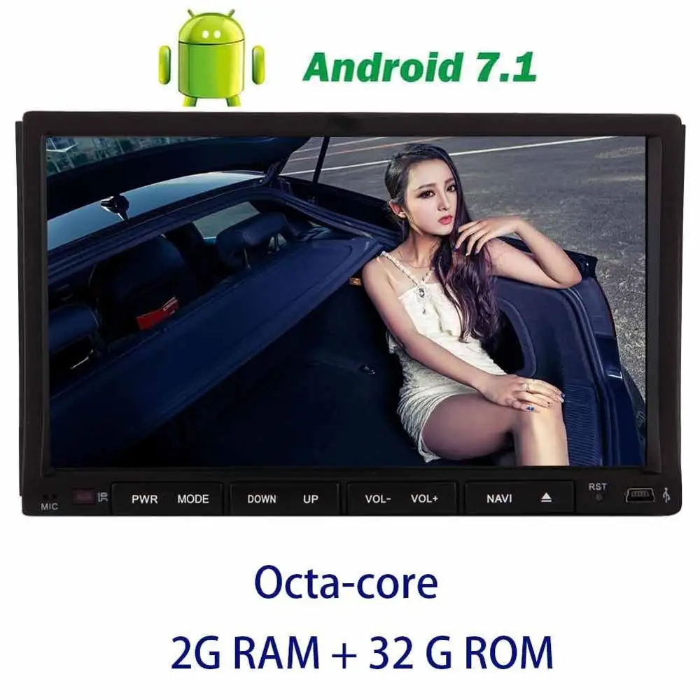 

Android 7.1 Octa-core Car Radio Stereo 7'' Autoradio in Dash car audio GPS Navigation support OBD2,DAB+,Digital TV,DVR,CAMERA