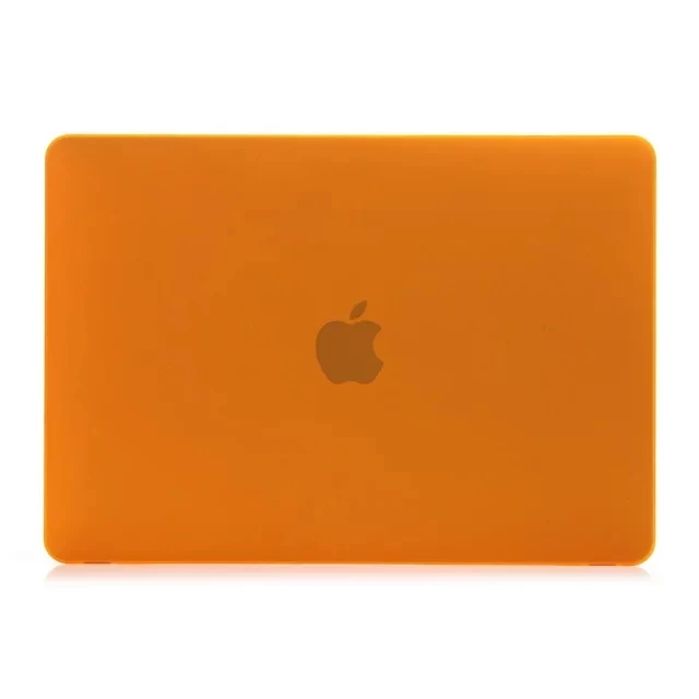 Матовая твердая прорезиненная чехол для MacBook PRO 1" A1425 A1502 retina - Цвет: Orange