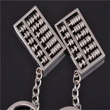 2016 New Fashion Men Grils Gifts MIni Calculator Keychain Key Holder Charm Hanging pendant Car Key Chains Key Ring Women & Men