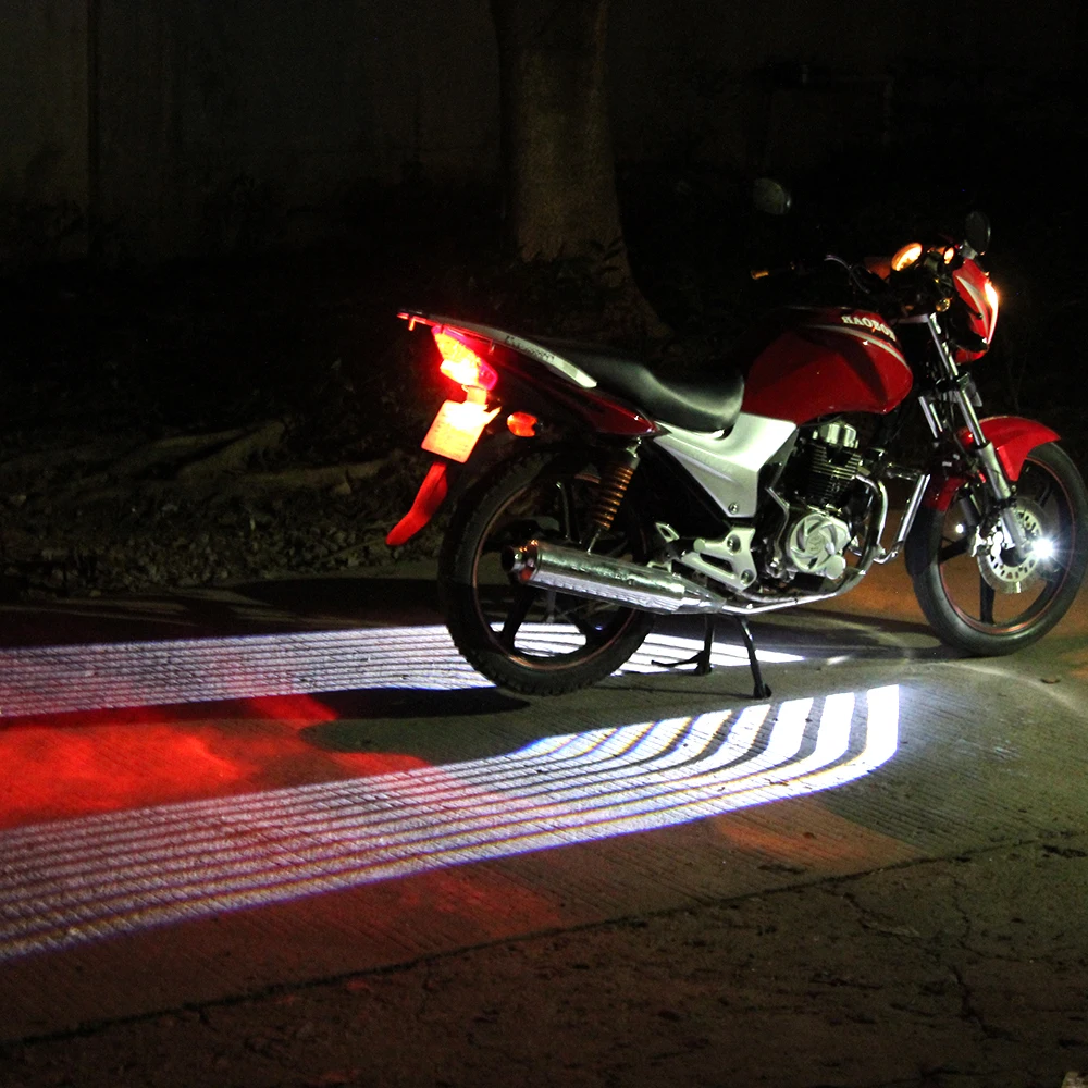 CNSUNNYLIGHT Car/Motorcycle LED Decorative Welcome Light Emergency Signal Wings Lamp Projector Shadow Lighting Fog Warning Light