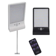 48 Светодиодный светильник на солнечной батарее, датчик движения, настенный светильник для улицы, двора, сада, гаража, Лампа безопасности, водонепроницаемый Солнечный уличный свет