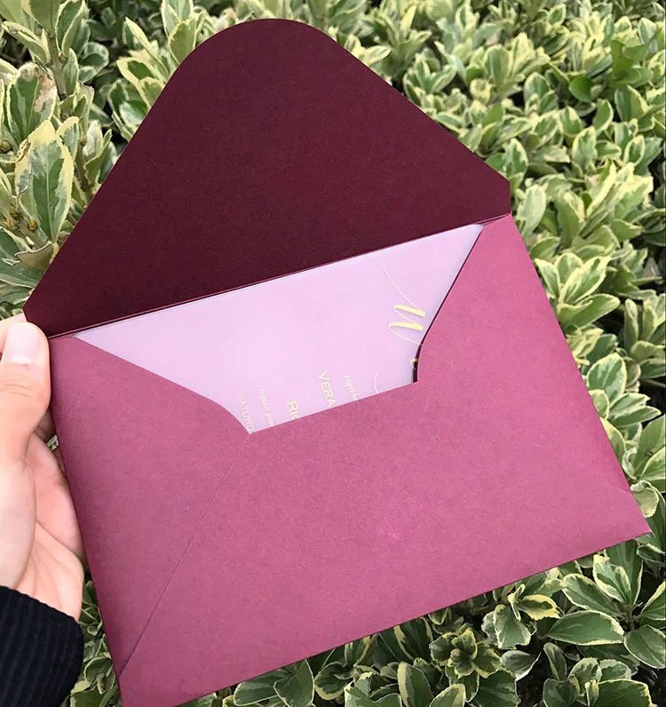  Customized Clear Acrylic Floral wedding invitation Cards with Gold Printing - 32867044821