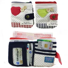 Hot On Sales Female Wallets Zipper Korean Cute Cotton Solid Mini wallet Women Wallets/clutch carteira feminina Wallet Handbag