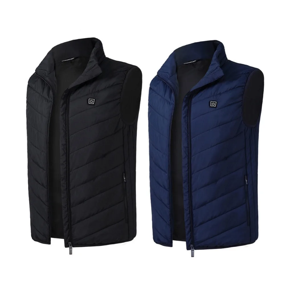 

Outdoor Sports Fishing Graphene Electric Heated Vest USB Security Intelligent Constant Temperature Heating Vest Plus Size