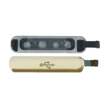 100 шт./лот) Высокое качество Usb порт крышка откидной для Samsung Galaxy S5 USB крышка