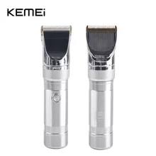 Тихая машинка для стрижки волос из алюминиевого сплава, электрический триммер для волос, перезаряжаемая машинка для стрижки волос для мужчин и детей