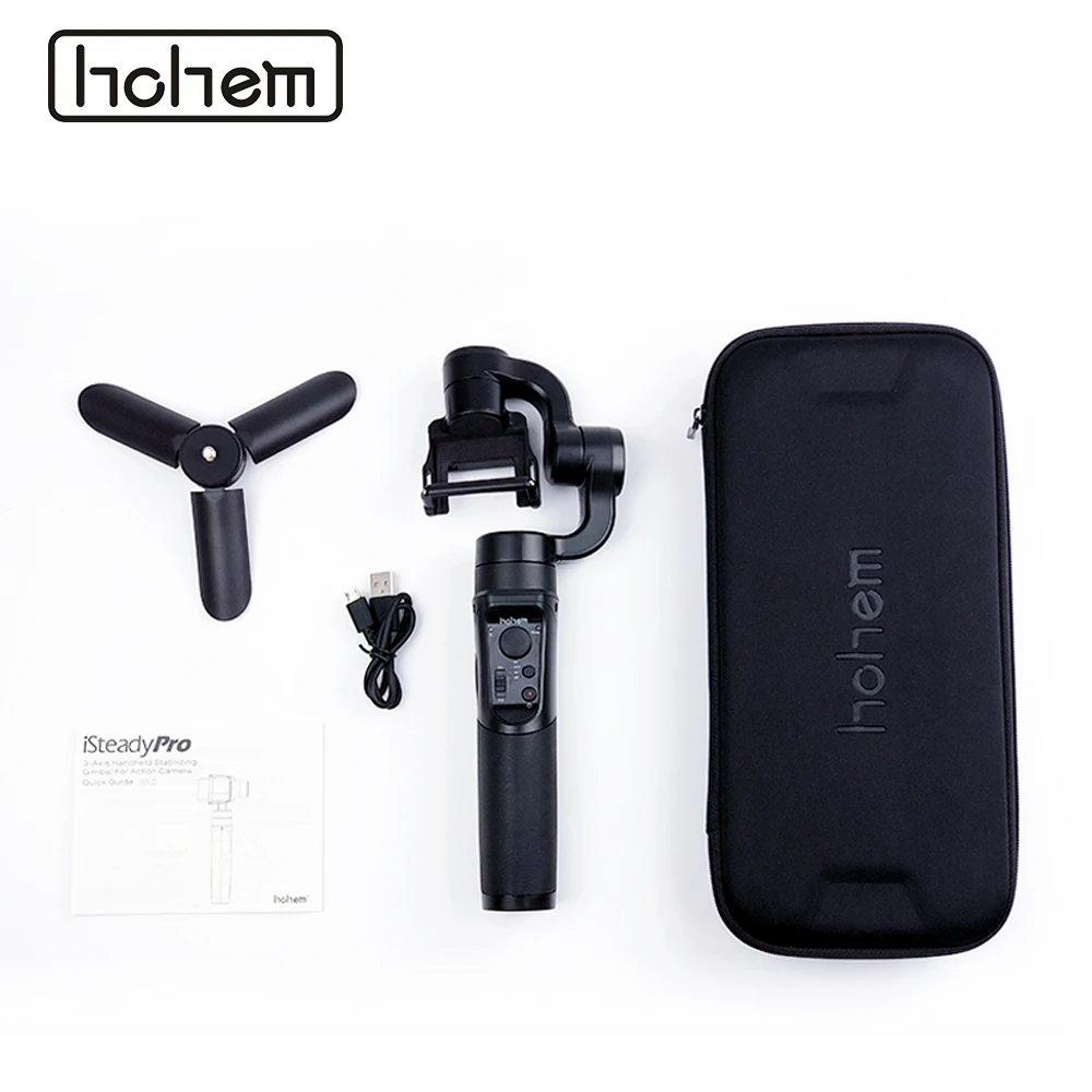 Стабилизатор Hohem iSteady Pro 3 осевой Ручной для GoPro Hero 7/6/5/4/3 DJI Osmo Action Sony RX0 SJCAM YI|Риги и