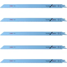 5 шт. 305 мм 1" Бим S1222BF поршневые Пилы лезвия для Резка металла и дерева