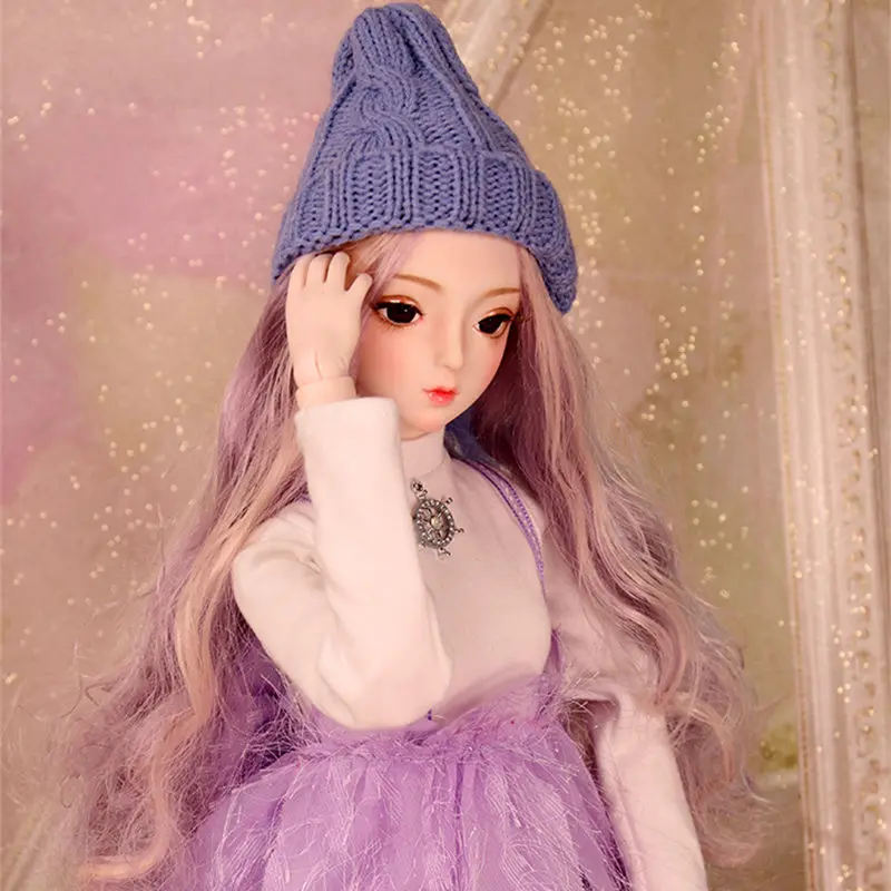 1/3 bjd кукла шляпа, вязаная шерстяная шапочка шляпа для 60 см bjd кукла для куклы