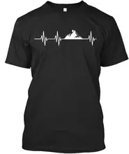 T-shirt La Montagne 3D en coton, Design Cool, Vous attendez, nouveauté 2019 T-shirt unisexe Standard, t-shirt ajusté