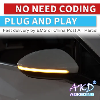 

AKD tuning cars rearview mirror light for Golf 7 Golf 7.5 MK 7 2013-2018 Touran Dynamic Signal light Floating Turn Light