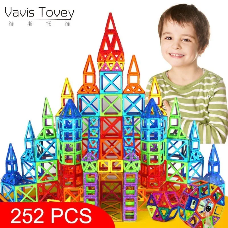 

Vavis Tovey Mini Designer Construction 3D Model Magnetic Blocks Educational Toys Children Kid Gift