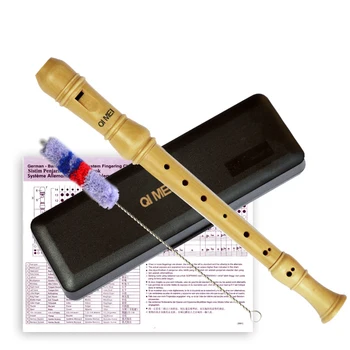 

Soprano Recorder Flute Wood 8 Hole High Pitch C baroque Style Professional Woodwind Instruments Beginner Recorder