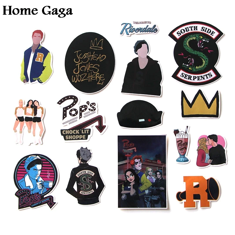 Homegaga 15 قطعة/المجموعة riverdale ملصقات لأجهزة الكمبيوتر المحمول لوح التزلج المنزل الديكور سيارة التصميم شارات الفينيل خربش بارد DIY يعمل D0912 Homegaga 15 قطعة/المجموعة riverdale ملصقات لأجهزة الكمبيوتر المحمول لوح التزلج المنزل الديكور سيارة التصميم شارات الفينيل خربش بارد DIY يعمل D0912