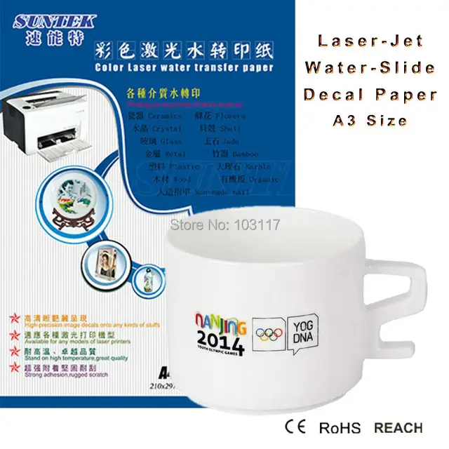 40sheets lot blank clear transparent laser printing water decal blank decal sheets