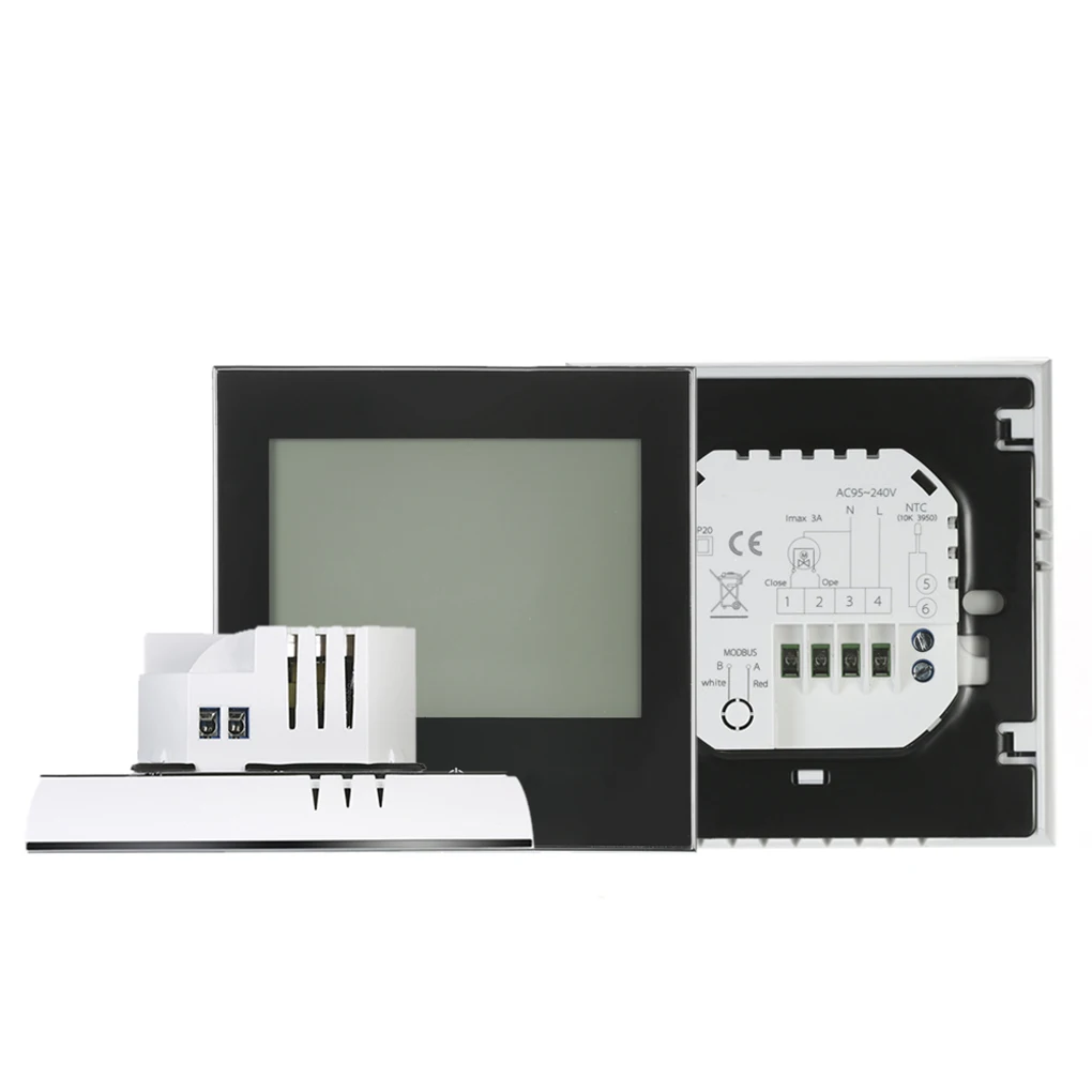 

WiFi Control Water Heating Temperature Controller Programmable Thermostat LCD Touchscreen 3A NTC Sensor